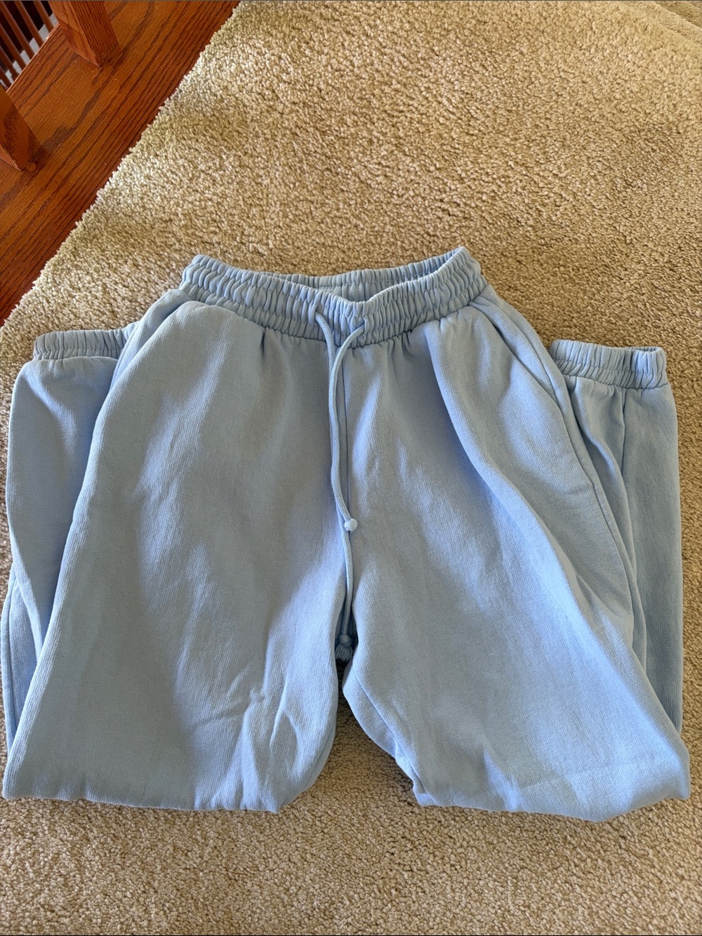 Zara Light Blue Track Pants